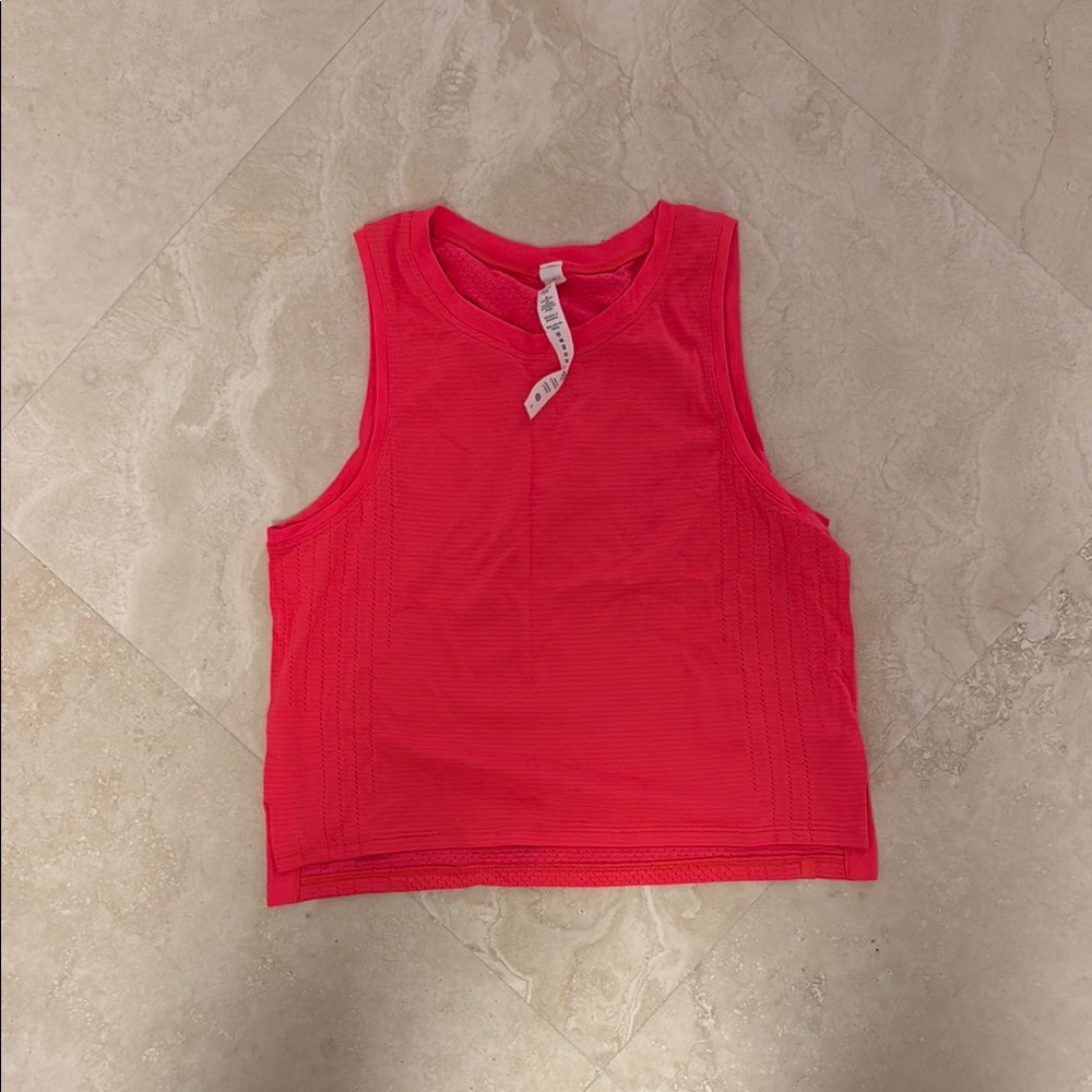 Lululemon Red Coral Tank Top